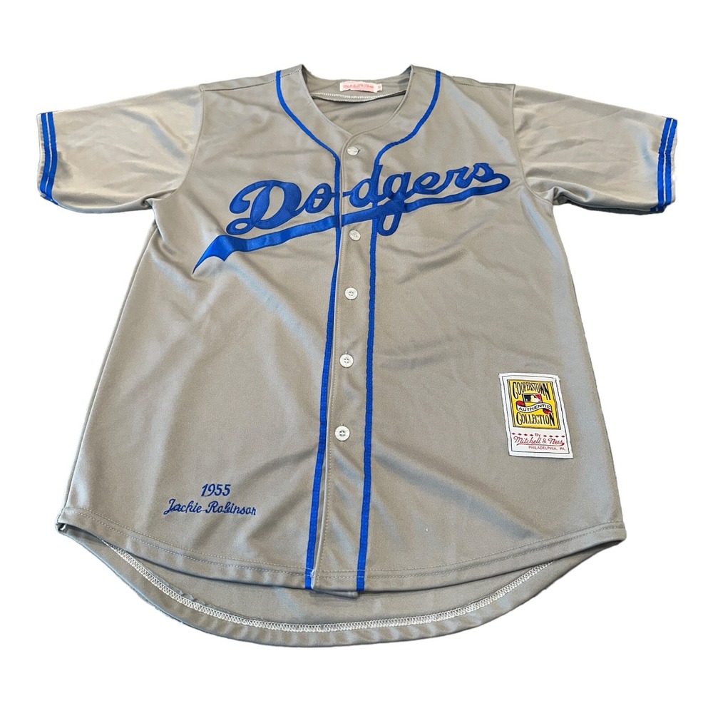 Mitchell &‎ Ness MLB Dodgers Jersey Mens Size 52 Jackie Robinson HOF #42